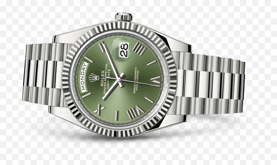 Day Date Rolex Full Size Png Download Seekpng - Rolex Day Date Blue Dial Replica,Rolex Png