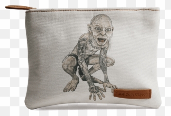 Download Dailyobjects Gollum Inked Jumbo Stash Pouch Buy - Gollum Png,Gollum Png