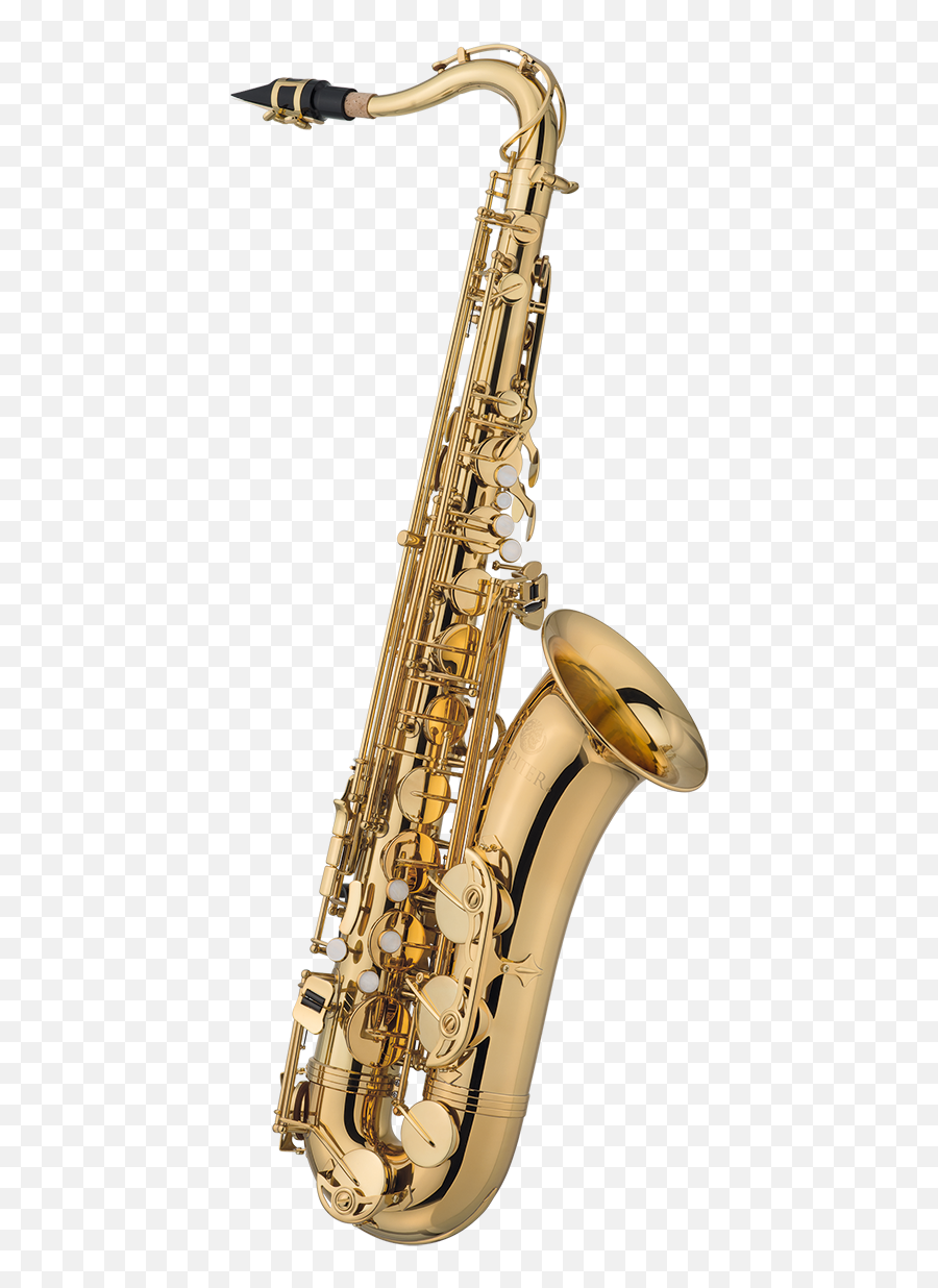 Tenor Saxophone In Bb - Gold Lacquered High F Jupiter Tenor Saxophone Png,Saxophone Png