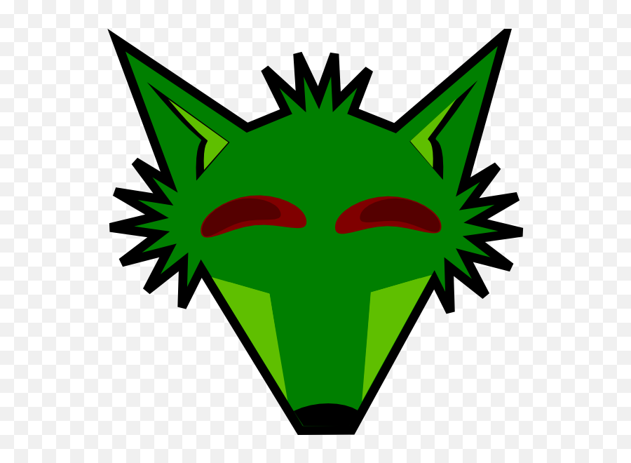 Green Fox Head With Eyes Png Clip Arts For Web - Clip Arts Red Fox Head Cartoon,Green Eyes Png
