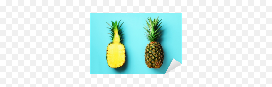 Whole Pineapple And Half Sliced Fruit - Half And Whole Concept Png,Pineapple Transparent Background