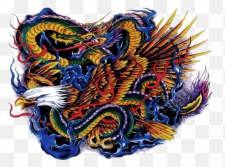 Color Tattoo Transparent Png - Background