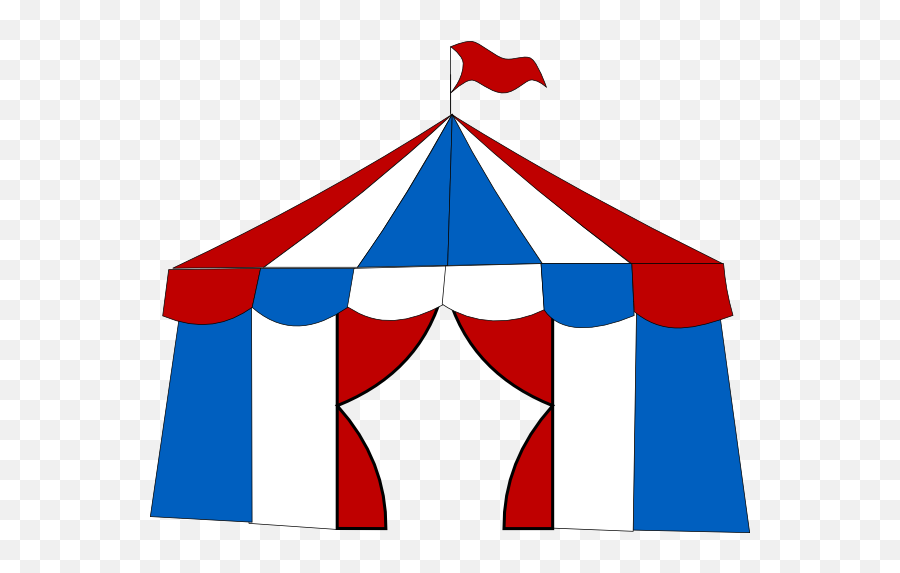 Blue Circus Tent Clip Art - Circus Tent Svg Free Png,Carnival Tent Png