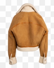 The Jupiter Ii Reversible Shearling Jacket In Camel - Bomber Png,Jupiter Transparent