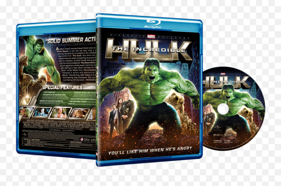 Dvd Covers Labels Blu Ray Showcase - The Incredible Hulk 2008 Dvd Png,Incredible Hulk Png