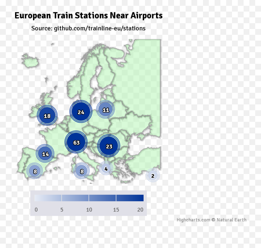 Map With Marker Clusters Highchartscom - Europa Png,Marker Line Png