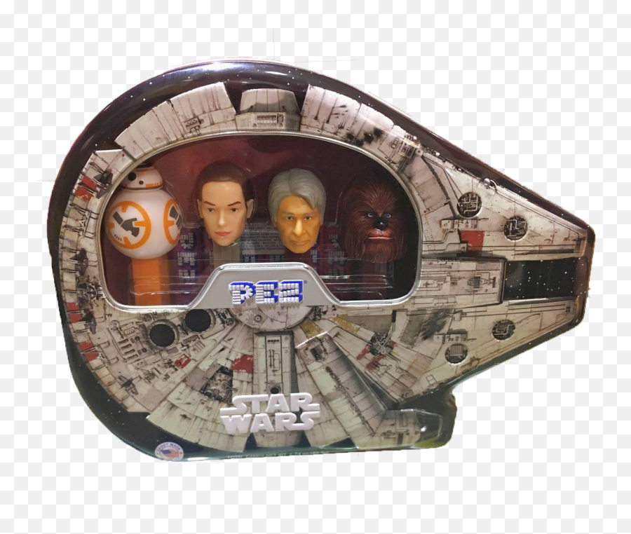 Pez Star Wars Millenium Falcon Set - Star Wars Pez Tin Png,Millennium Falcon Png