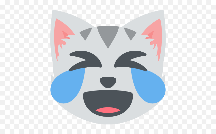 Cat Face With Tears Of Joy Emoji For Facebook Email U0026 Sms - Laughing Crying Cat Emoji Png,Laugh Cry Emoji Png