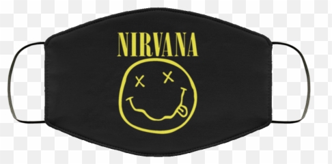 Nirvana Face Mask Washable Reusable - Cheshire Cat Face Mask png