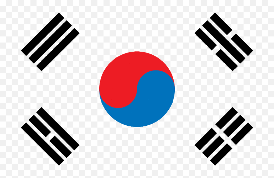 South Korea Flag Iphone Wallpaper - South Korea North Korean Flag Png,Korean Flag Transparent