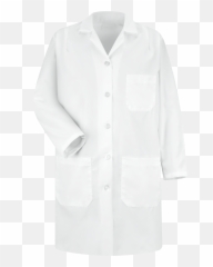 Womens Lab Coat - Long Sleeve Png,Lab Coat Png