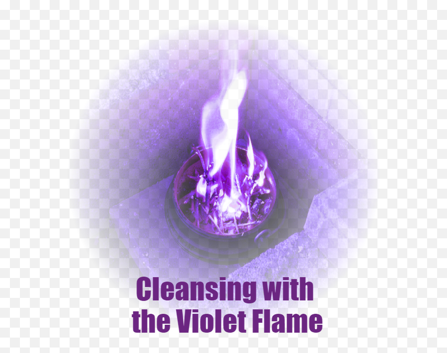 Cleansing With The Violet Flame - Of Angels U0026 Stars Print Plan Png,Purple Flame Png