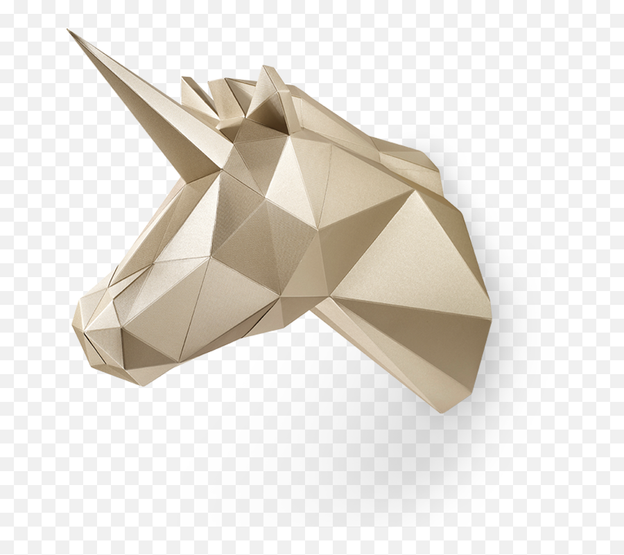 Download Mystery Gold - Unicorn Polygon Full Size Png Gold Unicorn Transparent Background Png,Gold Unicorn Png