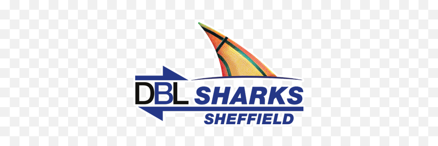 Dbl - Sharkssheffieldoutline All Stars Basketball Sheffield Sharks Basketball Logo Png,Basketball Outline Png