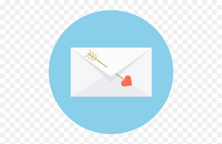 Love Letter Cupid Valentines Day - Horizontal Png,Valentines Day Icon