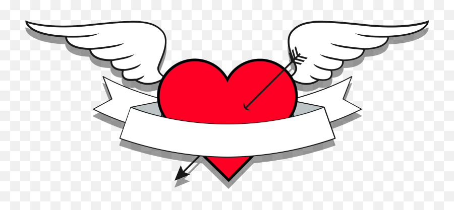Free Heart Wing 1187477 Png With - Coração Com Asas Png,Heart With Wings Icon