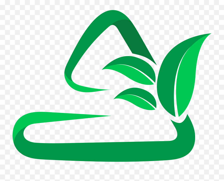 Letter A Green Leaf Ecology Logo Nature - Language Png,Abstract Leaf Icon