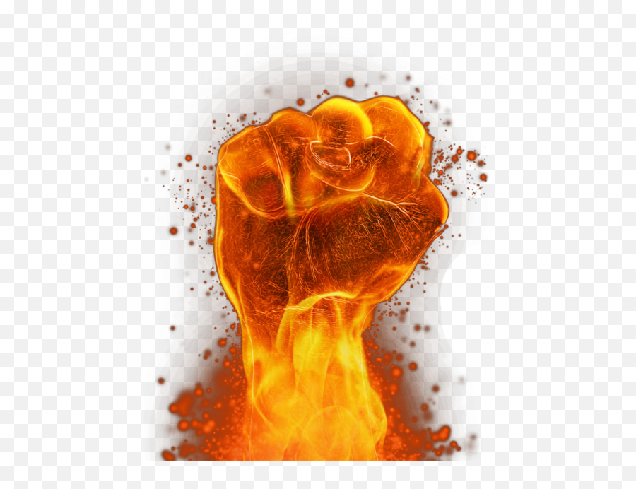 Fire Hand Png Image Free Download - Transparent Fire Fist Png,Hand Transparent Png