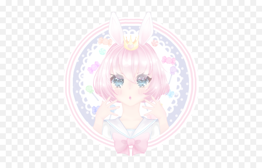 Kawaii Candy Sweets Anime Girl Pastel Profile Picture - Cute Anime Png,Cute Anime Png