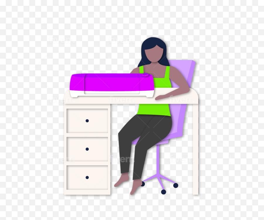 Design Illustrations In Papercut Style For You By Inidanii - Office Equipment Png,Papercut Icon