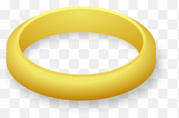 One Wedding Ring Clipart Png 45289 - Free Icons And Png Gold Ring Clip Art,Ring Transparent Background