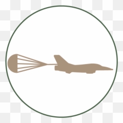 Icon - decelerationparachutes01 Mills Manufacturing Aircraft With Parachute Clipart png