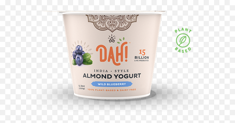 Blueberry Almond Yogurt India - Inspired Vegan U0026 Grassfed Dah Plain Almond Yogurt Png,Blueberries Icon