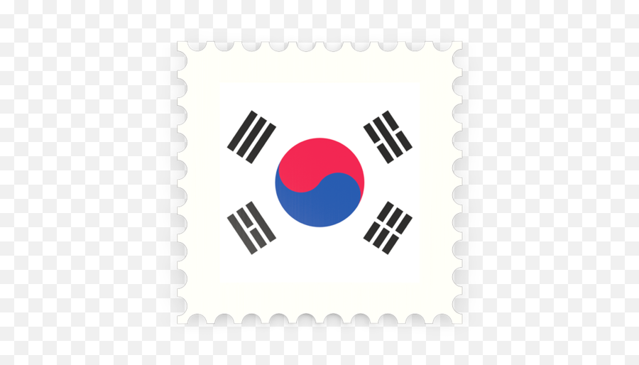Postage Stamp Icon Illustration Of Flag South Korea - Blackpink And Ikon Logo Png,Stamps Icon
