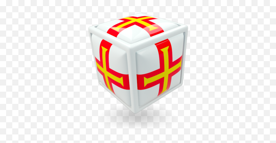 Cube Icon Illustration Of Flag Guernsey - Solid Png,Icon Fisher