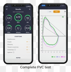 Spirobank Mobile App - Remote Monitoring of Spirometry and Dot png