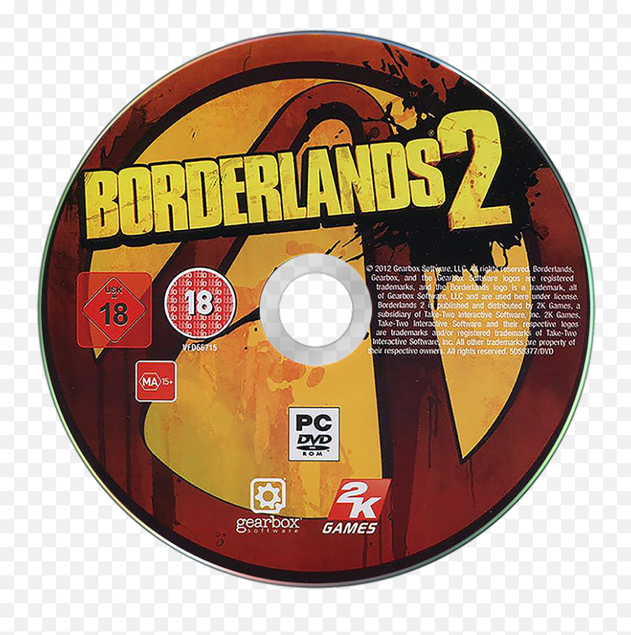 Pcwindows Games Disc Pack 2883 - Game Cart Images Optical Disc Png,Borderlands 2 Desktop Icon Trasparent