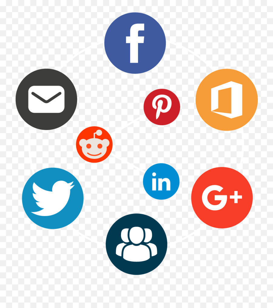 Advanced Share Plugin Socialappstech - Png Clipart Social Media Logo,Social Media Icon Set Vector