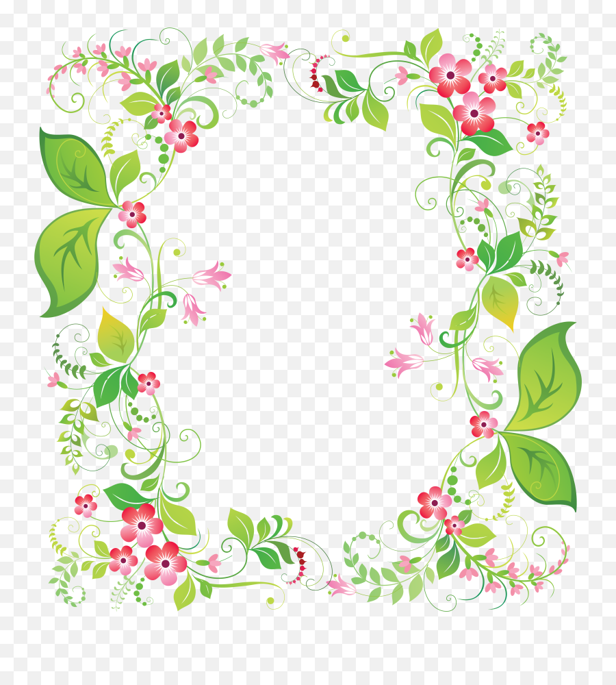 Download Free Frames Picture Frame Flower - Frame Flower Free Vector Png,Flower Icon Set