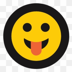Emoticon Playful Silly Tongue Out Icon Png