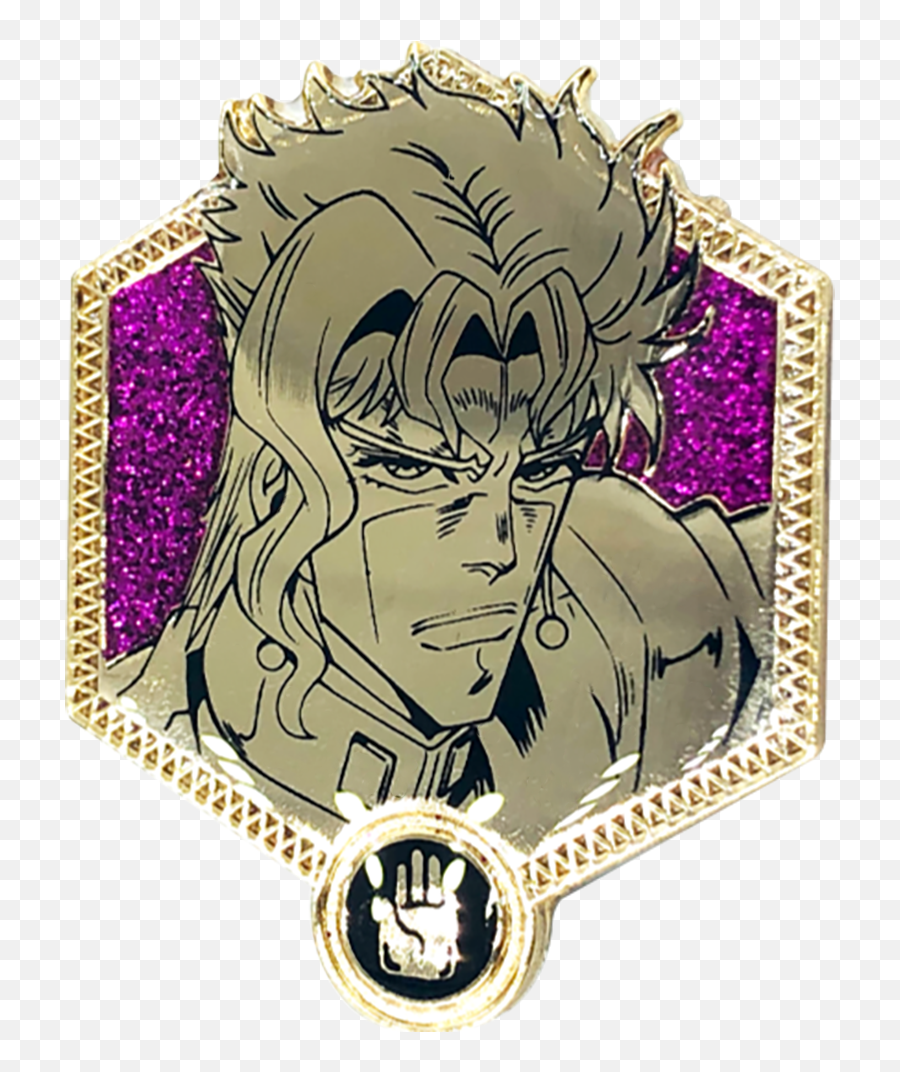 Jojou0027s Bizarre Adventure Golden Enamel Pin Kakyoin - Jojo Bizarre Adventure Pins Png,Dio Brando Icon