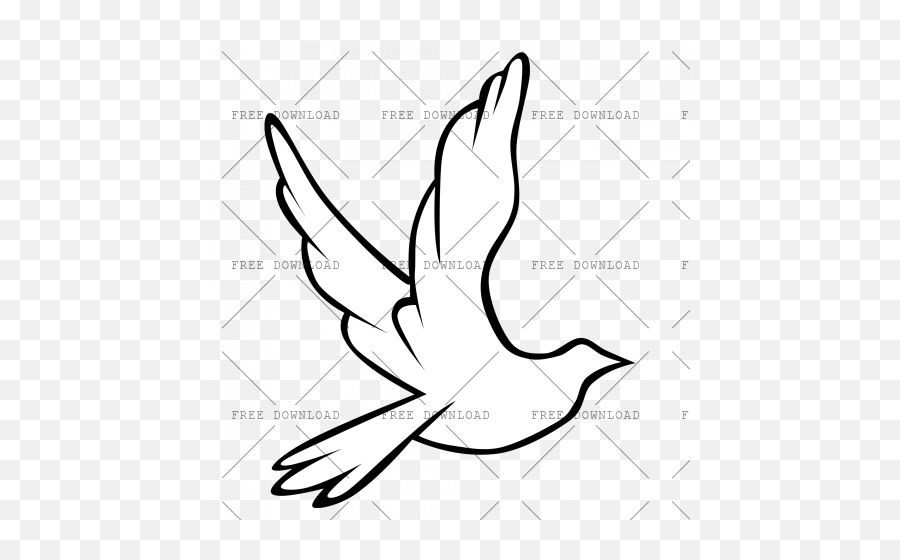 Dove Bird Png Image With Transparent Background - Photo 501 Silueta De Pajaro Volando,Dove Transparent