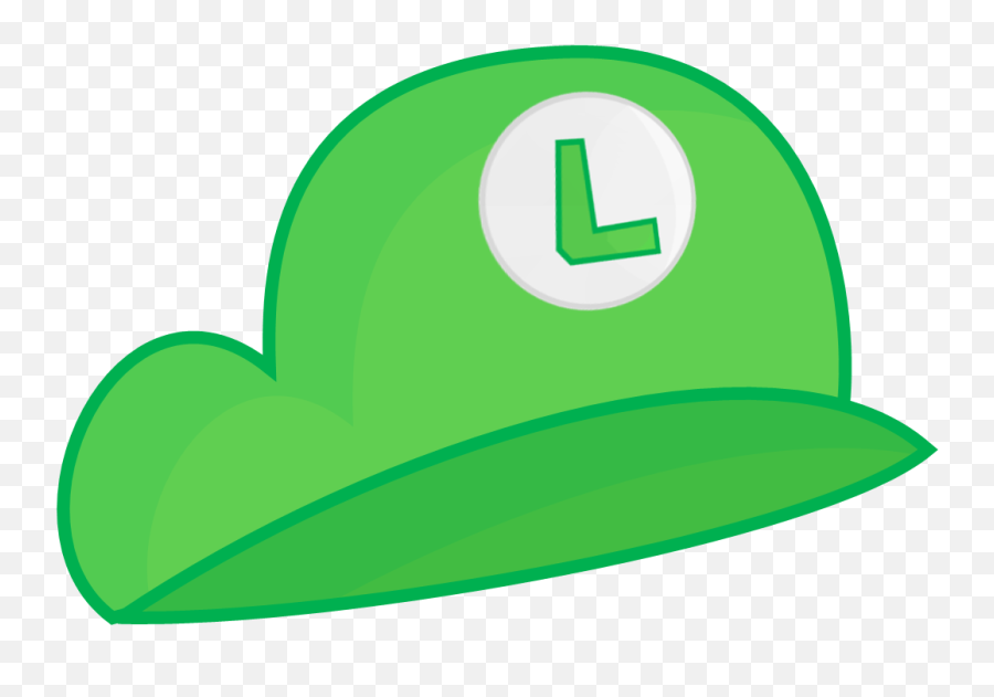Bfdi Luigi Hat - Luigi Hat Png,Luigi Hat Png