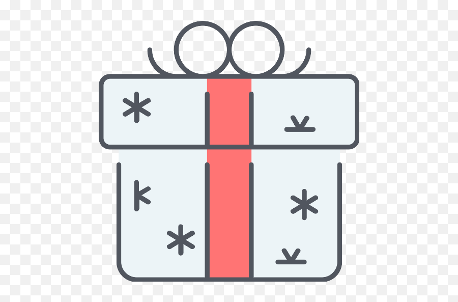 Christmas Present Gift Png Icon - Snowy Drawing,Christmas Gift Png