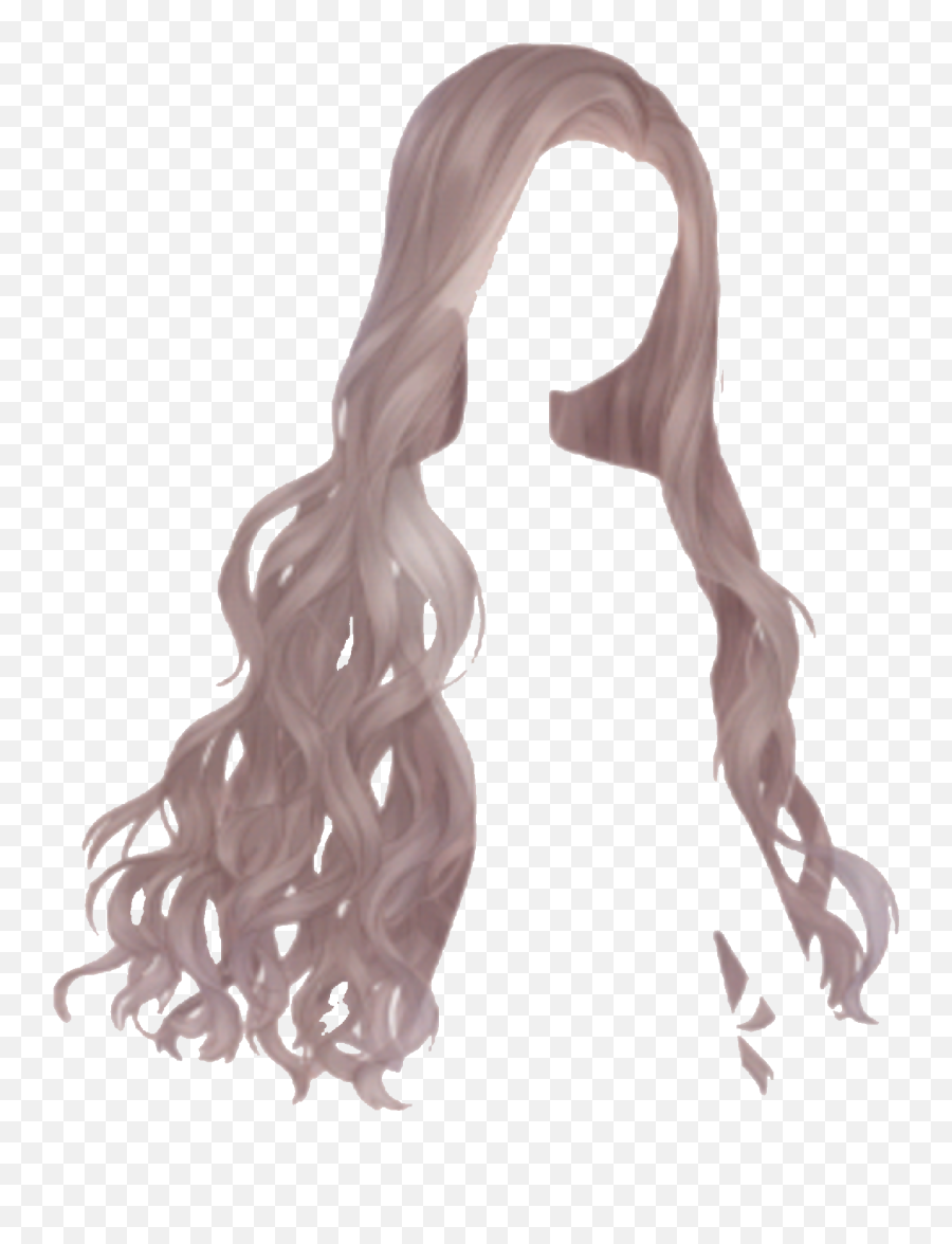 Download The Girlu0027s Beautiful Hair Scatters Casually - Hair Love Nikki Dress Up Queen Png,Waves Hair Png