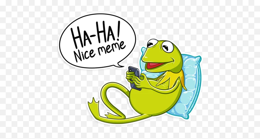 Telegram Sticker 23 From Collection Kermit The Frog - Family Love Png,Kermit Transparent