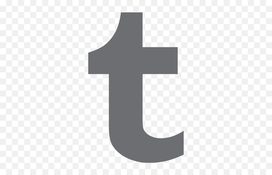 Tumblr Icon Png - Transparent Tumblr Gray Png,Tumblr Logo