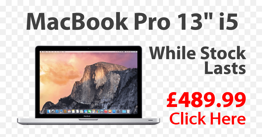 Download Macbook Pro 13 I5 489 - Apple Macbook Air 133 Electronics Png,Apple Laptop Png