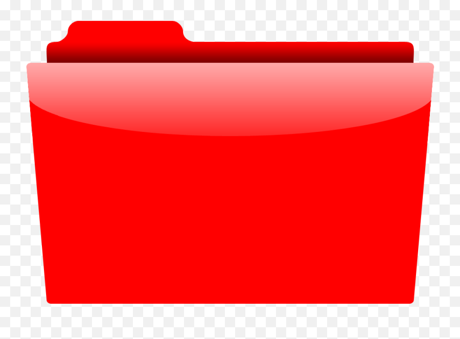 Red Folder Icon Transparent Png - File Folder Icon Png,Folders Png