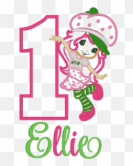 Strawberry Shortcake Inspired Ribbon Trim Tutu Set - Strawberry Shortcake Number 1 Png,Strawberry Shortcake Png