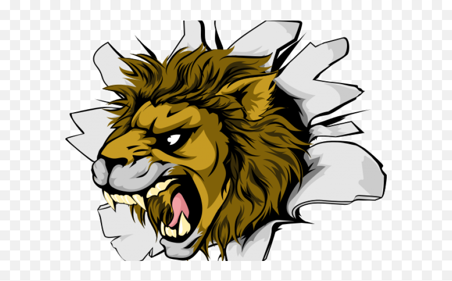 Roar Clipart Scary - Png Download Full Size Clipart Garras De Leao Desenho,Scary Png