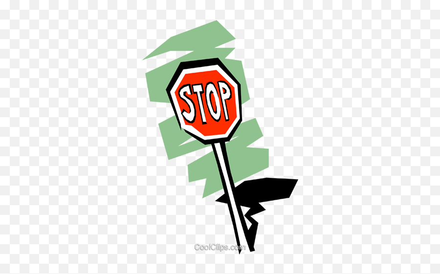 Stop Sign Royalty Free Vector Clip Art Illustration - Mouse Png,Stop Sign Transparent