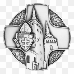The Silver Cross Of Roman Catholic Diocese Žilina - Illustration png
