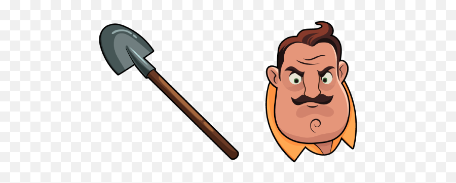 Hello Neighbor Cursor U2013 Custom Browser Extension - Cartoon Png,Hello Neighbor Png