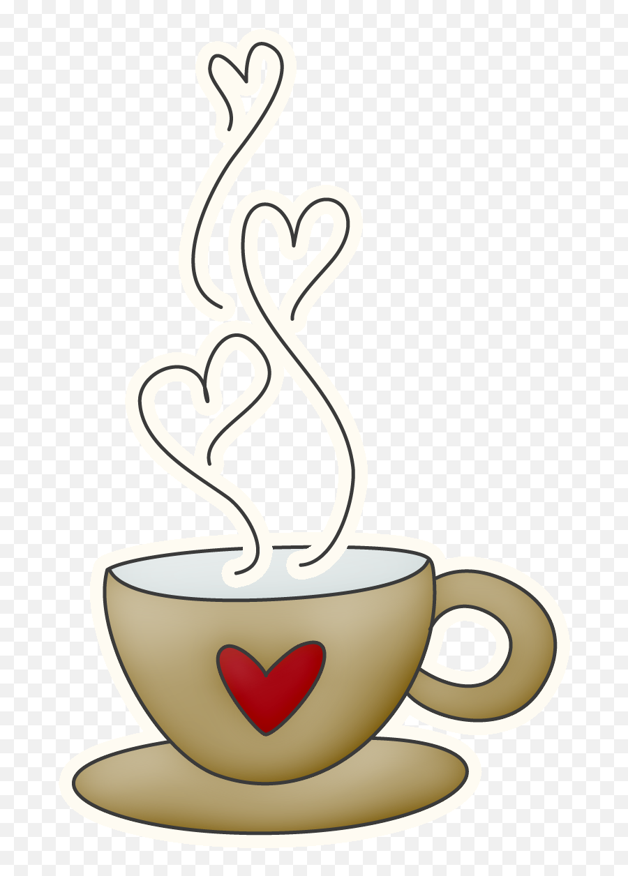 Library Of Coffee Mug With Heart Svg Png - Xicara Desenho Png,Coffe Mug Png