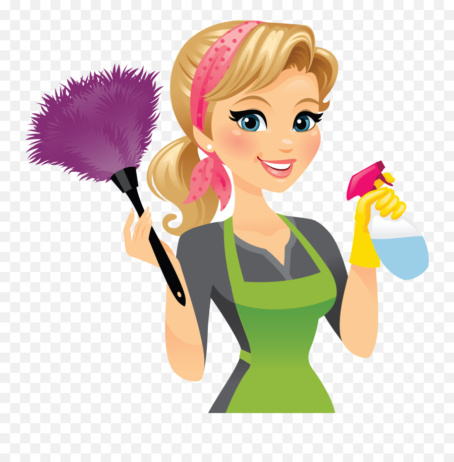Cleaner Maid Service Cleaning Clip Art - Cleaner Lady Cleaning Clipart Png,Lady Png
